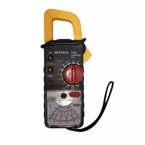 MEXTECH Analog Clamp Meter Analog Display 40 mm Jaw Opening 300 A AC Current 2 kΩ Resistance, M7110