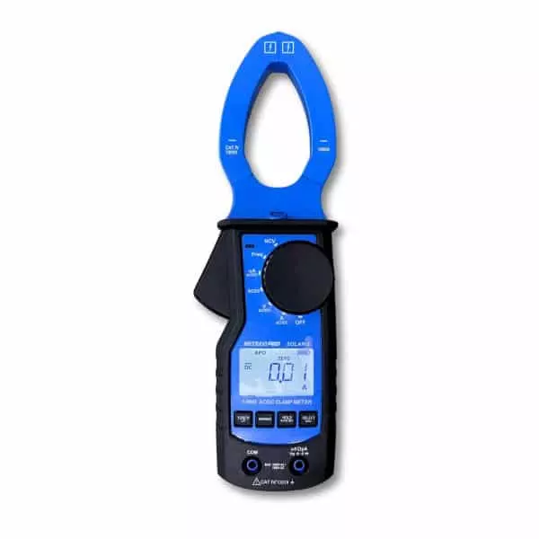 Metravi TRMS AC/DC Clamp Meter 35 mm Jaw Opening With Polarity Automatic Detection, Pro Solar-5