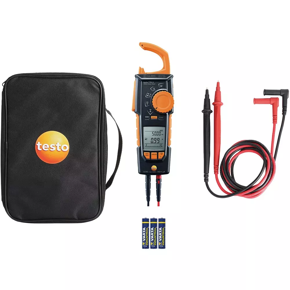 testo-clamp-meter-1000-volts-ac-voltage-1000-v-dc-voltage-600-a-ac-current-0590-7703-02