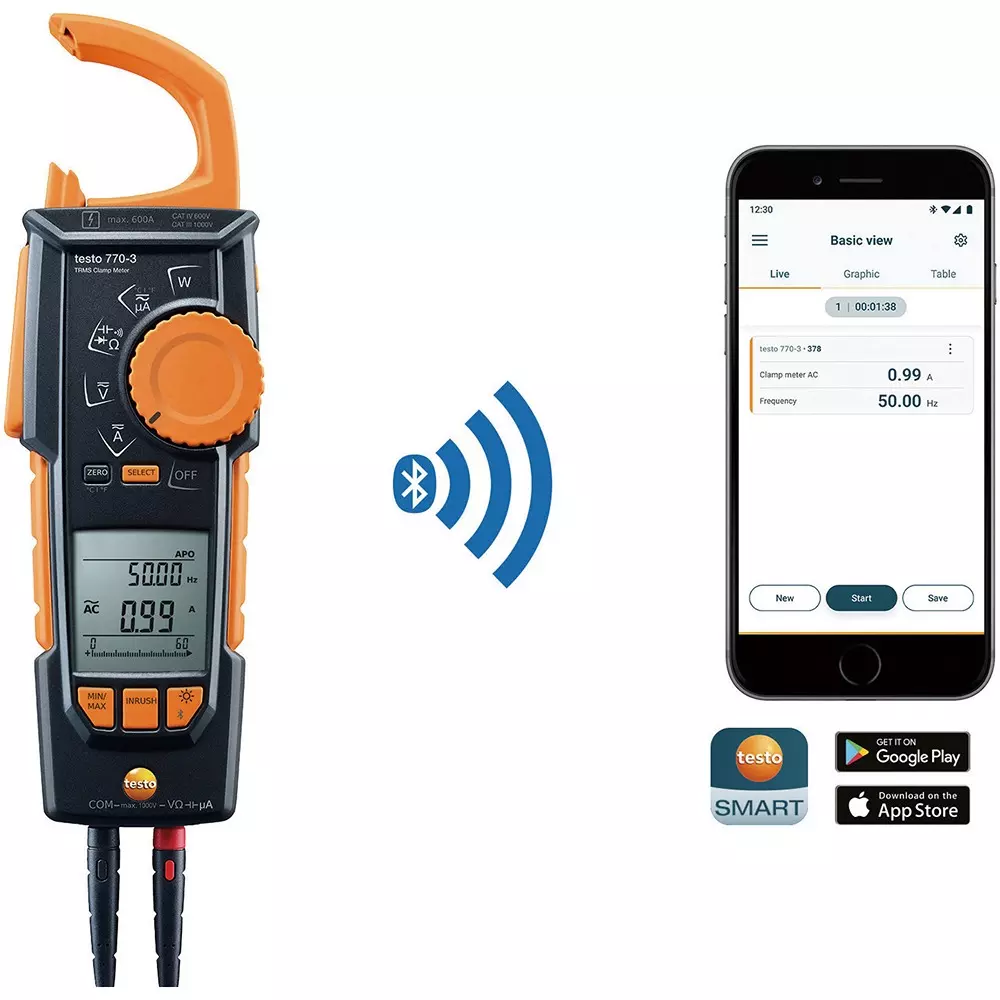 testo-clamp-meter-1000-volts-ac-voltage-1000-v-dc-voltage-600-a-ac-current-0590-7703-02