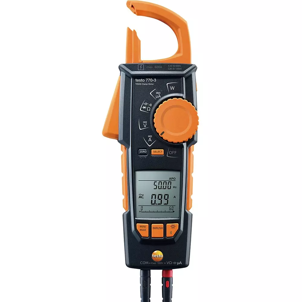 testo-clamp-meter-1000-volts-ac-voltage-1000-v-dc-voltage-600-a-ac-current-0590-7703-02
