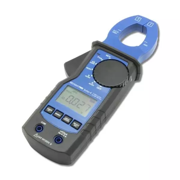 Metravi TRMS AC DC Clamp Meter: 0-40/400 Amp DC Current Backlit LCD Display, Pro Solar-4
