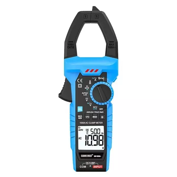KUSAM-MECO 4 Digits  Digital Clampmeter 6000 Counts 1000V, KM 999A+