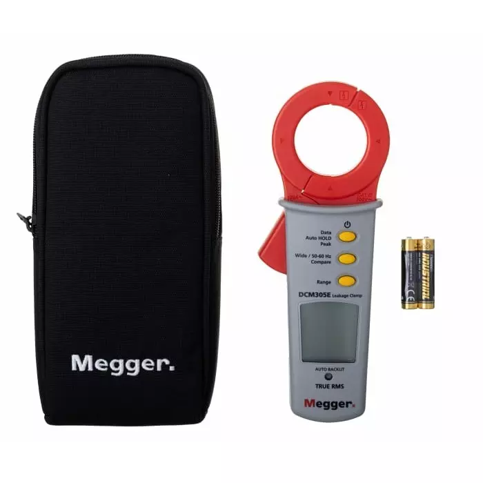 Megger DCM305E Clamp Meter, Max Current 100A ac CAT III 300V, 2009-574