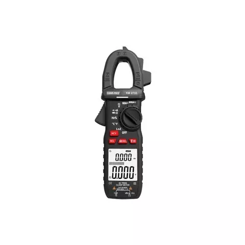 KUSAM-MECO 3-5/6 Digit True RMS Digital Clampmeter 600A AC/DC, KM 2733