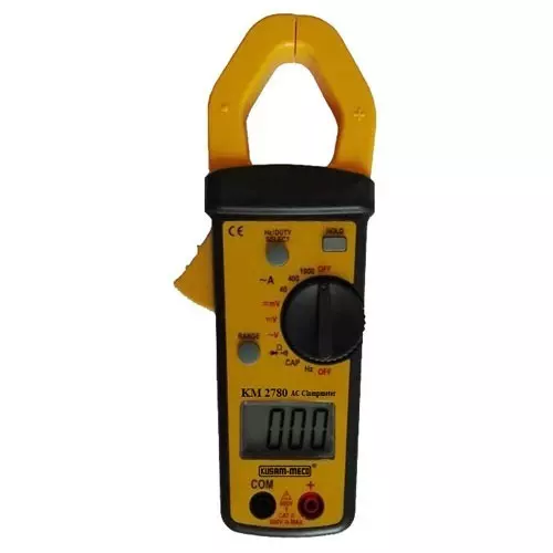 KUSAM-MECO 3-1/2 Digits  Digital Clampmeter 3999 counts 1000A AC, KM 2780