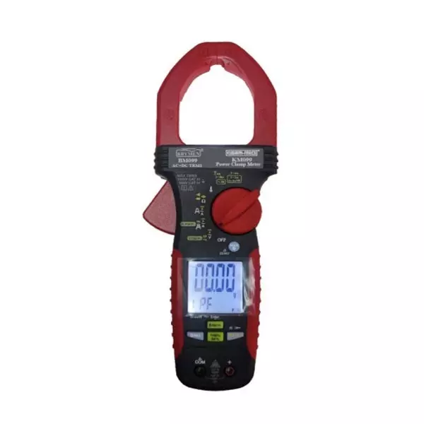 KUSAM-MECO 1 and 3 Phase Harmonics TRMS Power Clampmeter With PC Interface 51 mm Jaw Size, KM 2746