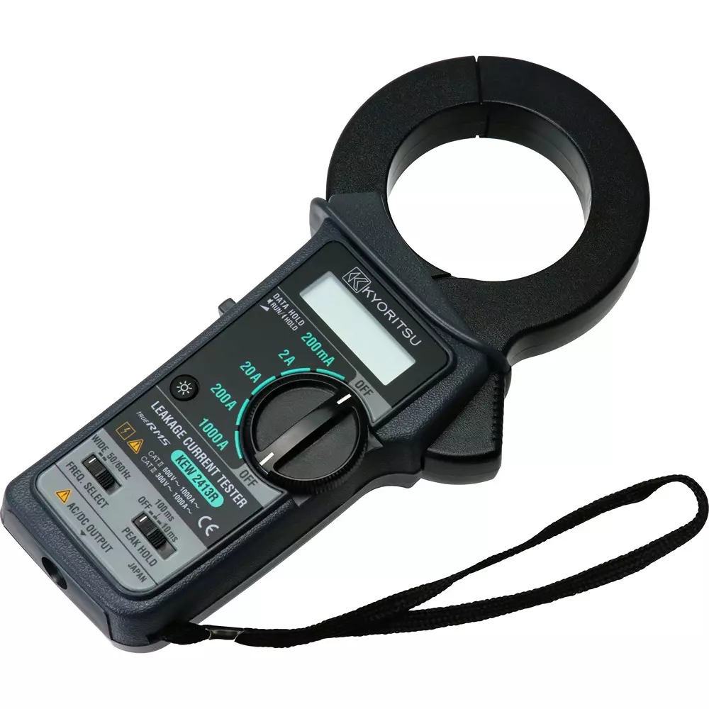 Kyoritsu Clamp Meter 40 to 1 K Hz Frequency Range 006 P (square 9 V) x 1 Power Supply, KEW2413R