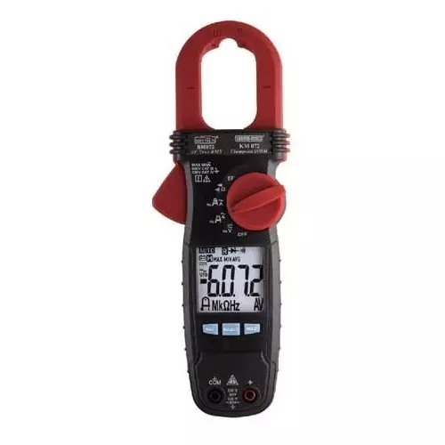 KUSAM-MECO 3-5/6 Digits AC True RMS Digital Clampmeter 6000 counts 600A AC, KM 072