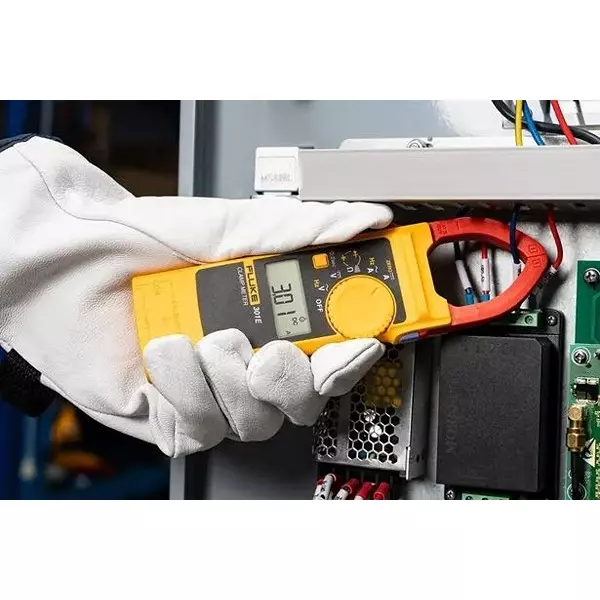 fluke-digital-acdc-clamp-meter-6000-counts-lcd-display-60-a-600-a-1000-a-range-001-a-01-a-1-a-resolution-and-2--10-2--5-2--5-accuracy-301e