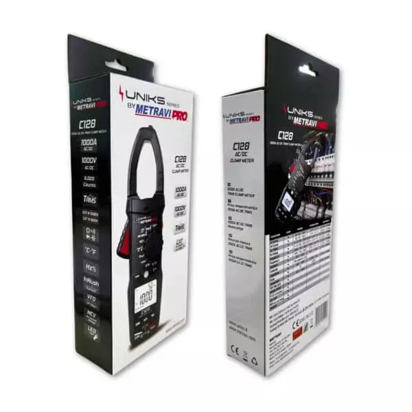 metravi-1000-amp-trms-acdc-clamp-meter-6000-counts-2-inch-508-mm-backlit-lcd-display-pro-uniks-c128-new