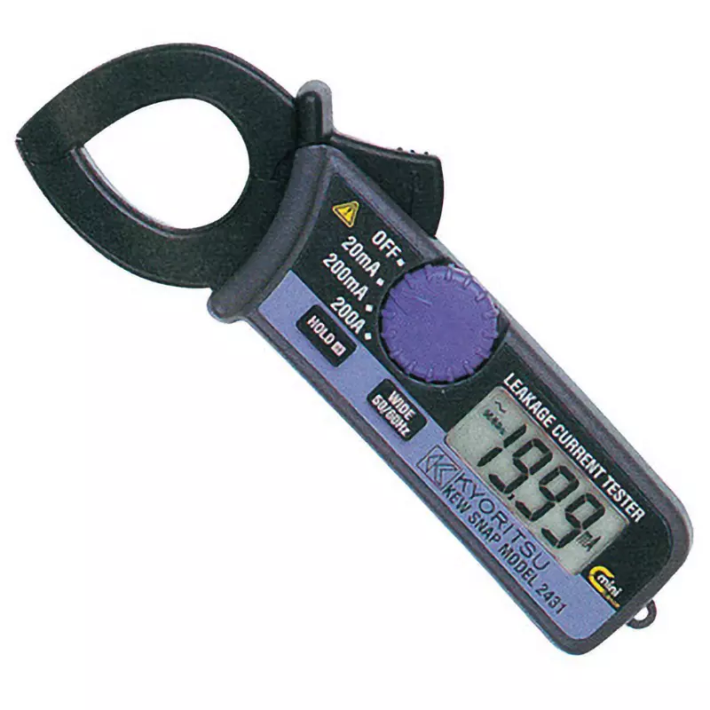 Kyoritsu Clamp Meter Coin cell battery LR-44 x 2 Power Supply About 10 minutes Automatic Power Off, MODEL2431