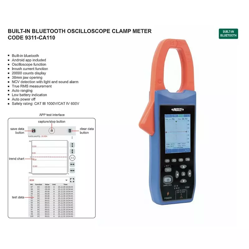 insize-oscilloscope-clamp-meter-with-20000-counts-45-digit-display-and-10-m-input-impedance-9311-ca110