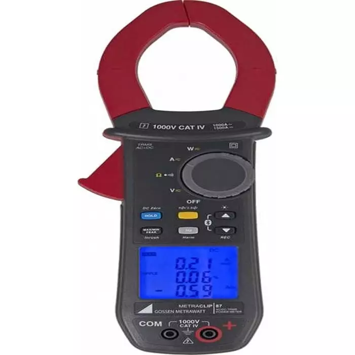 GOSSEN METRAWATT METRACLIP 87 Clamp Meters 1500A dc MaxCurrent 999.9A ac, M312L