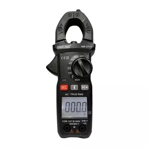 KUSAM-MECO 600A AC TRMS Digital Clampmeter, KM 2731 (upgraded)