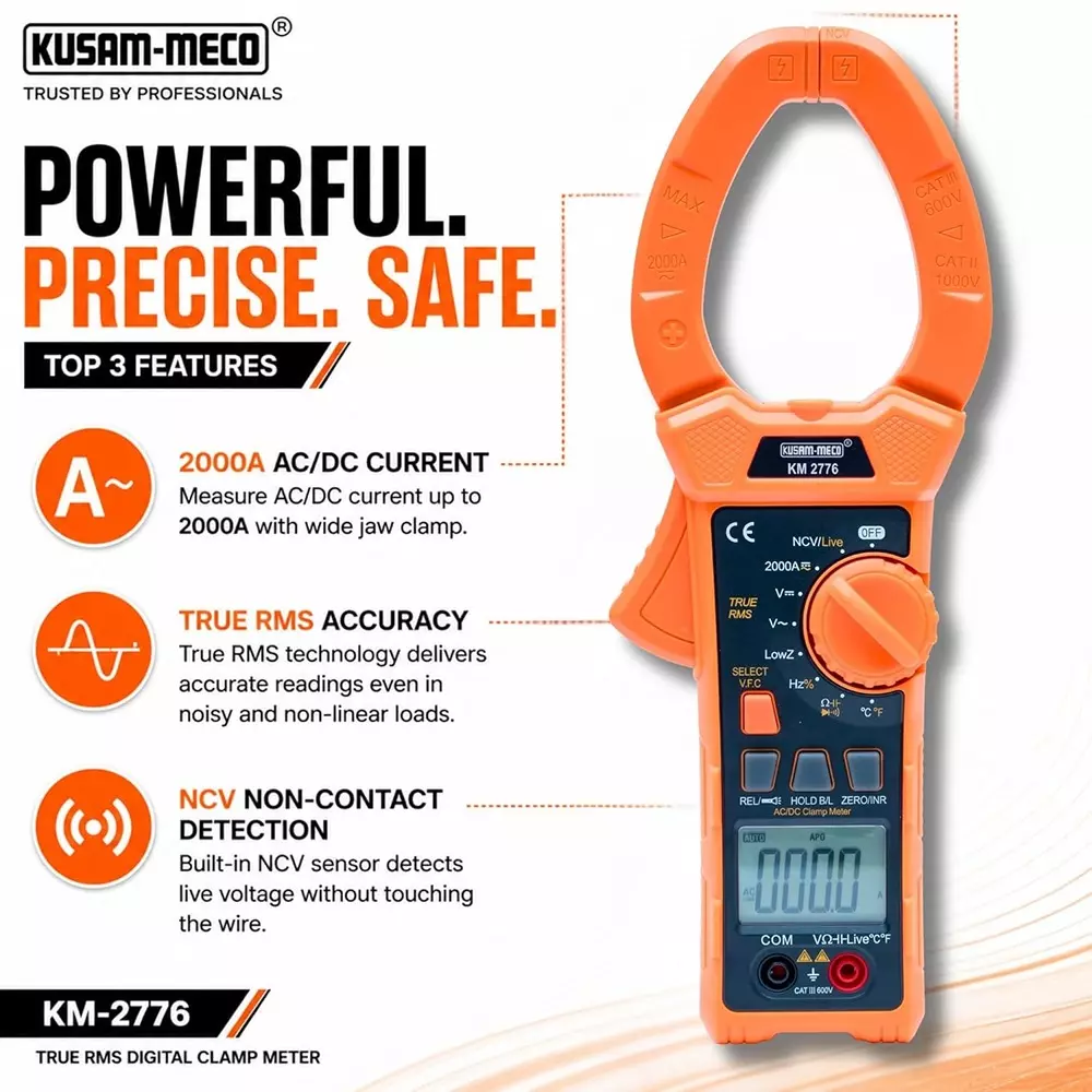kusam-meco-true-rms-digital-clamp-meter-2000-amp-acdc-1000-v-6000-counts-km-2776