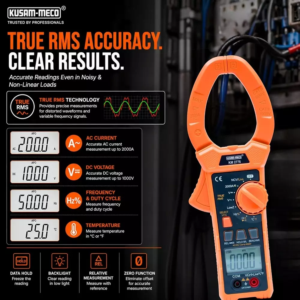 kusam-meco-true-rms-digital-clamp-meter-2000-amp-acdc-1000-v-6000-counts-km-2776