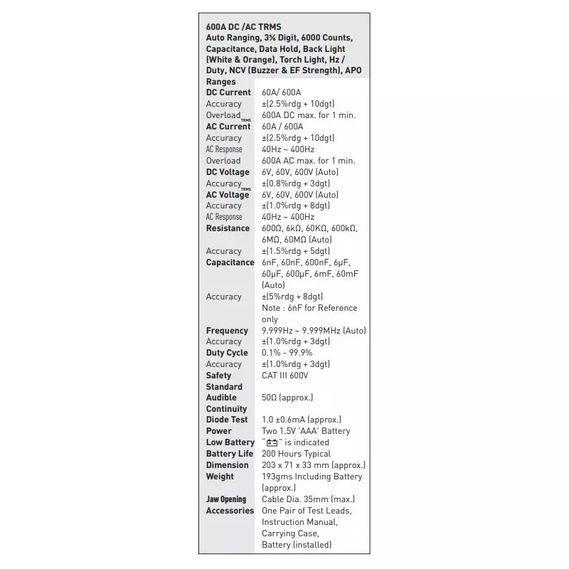 meco-digital-clampmeter-3-digits-6000-counts-lcd-display-trms-autoranging-and-600-a-dcac-current-3690p-auto