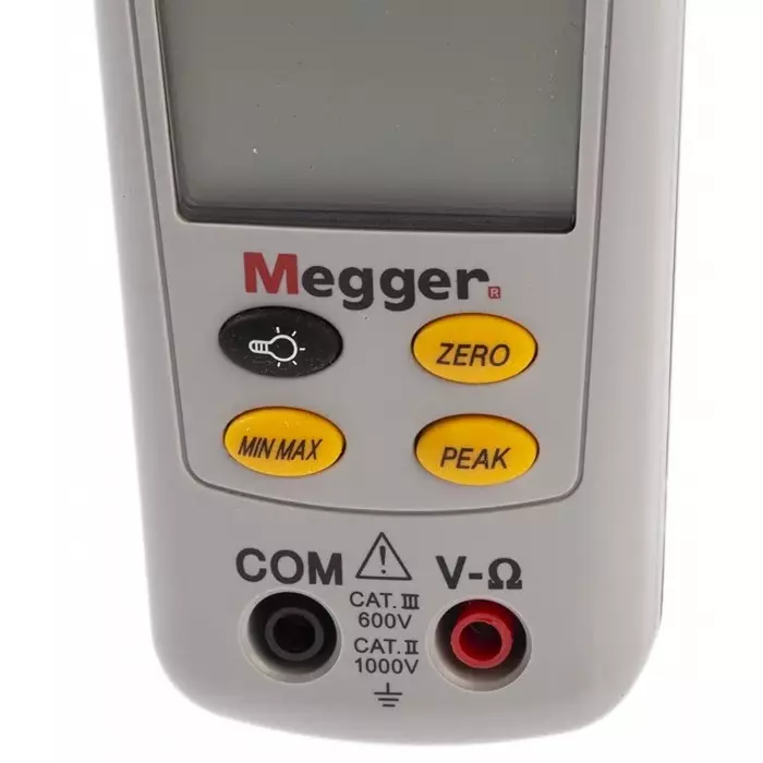 Megger DCM340 Clamp Meter, 600A dc, Max Current 600A ac CAT III 600V, 1000-305