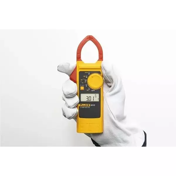 fluke-digital-acdc-clamp-meter-6000-counts-lcd-display-60-a-600-a-range-001-a-01-a-resolution-and-2--10-2--5-accuracy-301d
