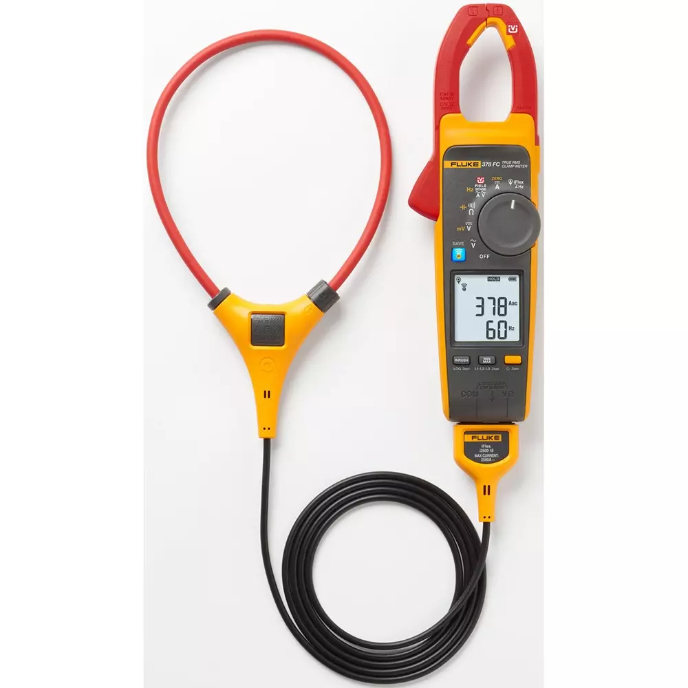 fluke-clamp-meter-tl224-tp175-ac285-blackx1-i2500-18-magnetic-strap-case-battery-included-components-fluke-378