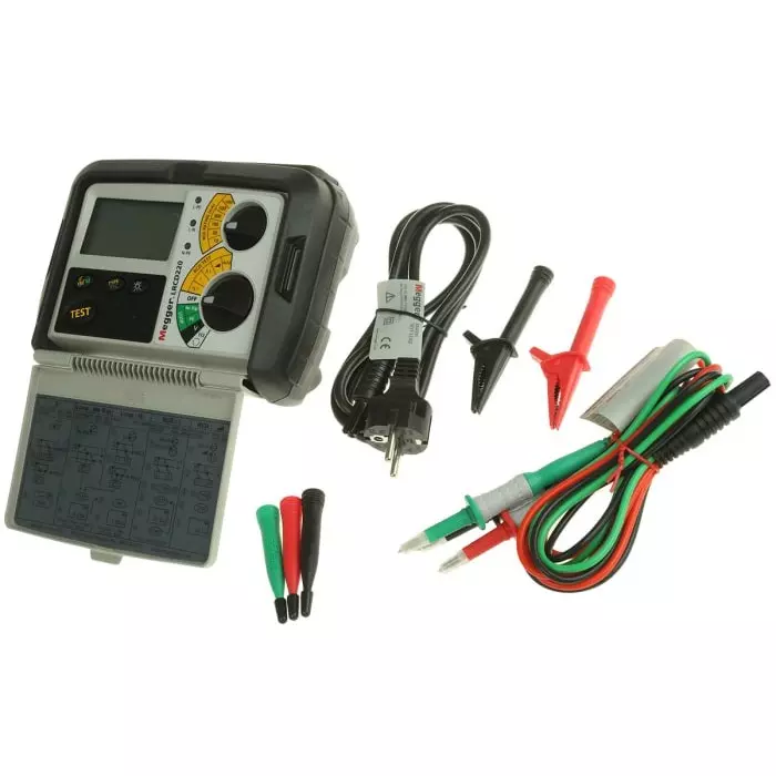 Megger Loop Impedance RCD Combined Tester, Loop Impedance Test Type 2 Wire 500V, RCD Test Type AC, LRCD220-FR