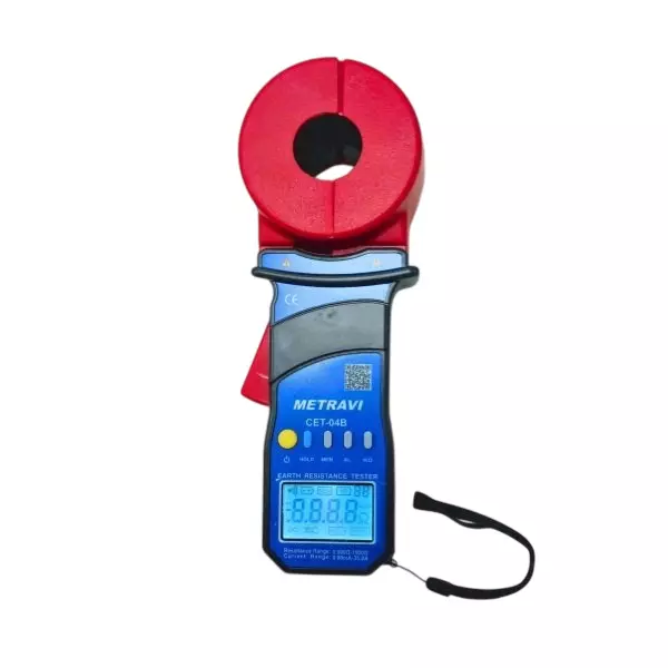 Metravi Clamp-On Ground/Earth Resistance Testers With Bluetooth jaw φ32 mm Measuring Range 0.01Ω - 1500Ω, CET-04B