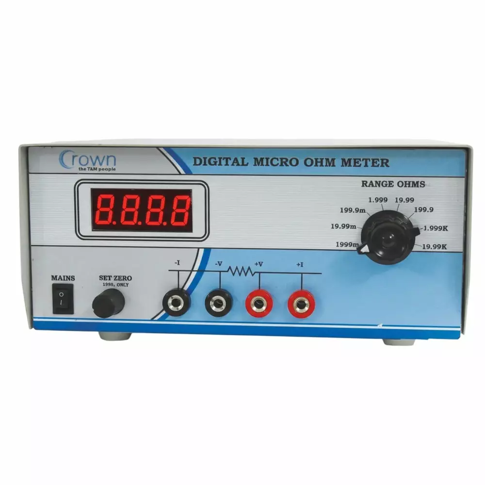 Crown 230 V Micro Ohm Meter - CES Series