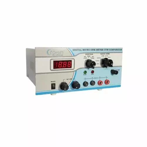 Crown Digit Digital Micro Ohm Meter Cum Comparator 3.5 CES 201C