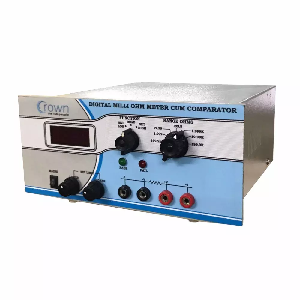 Crown Digit Digital Milli Ohm Meter Cum Comparator 3.5 CES 202C