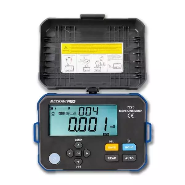 metravi-micro-ohms-meter-with-data-logging-and-0001-m--3000-k-measurement-range-pro-7270