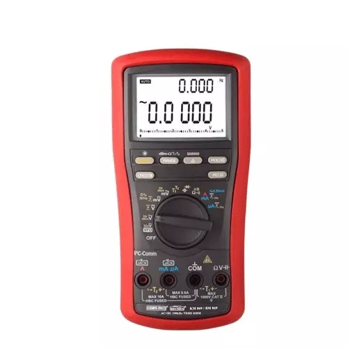 KUSAM-MECO 500,000 Counts Autoranging True Rms Digital Multimeter, KM 869