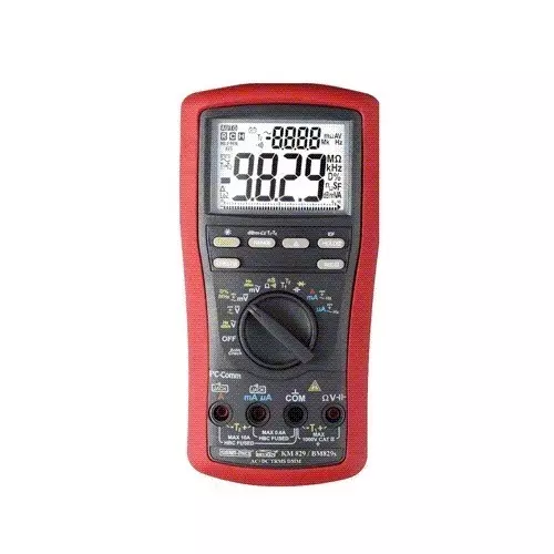 KUSAM-MECO AC + DC TRUE RMS Digital Multimeter with PC Interface KM 829