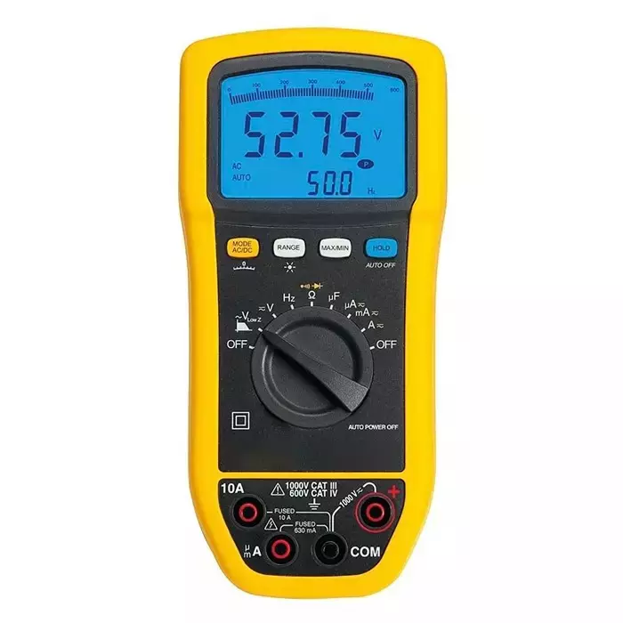 Krykard Digital Multimeter Bandwidth 10 kHz Capacitance Upto 60 mF Frequency Upto 5 kHz Rating IP54 Resistance Upto 60 MΩ, CA 5275