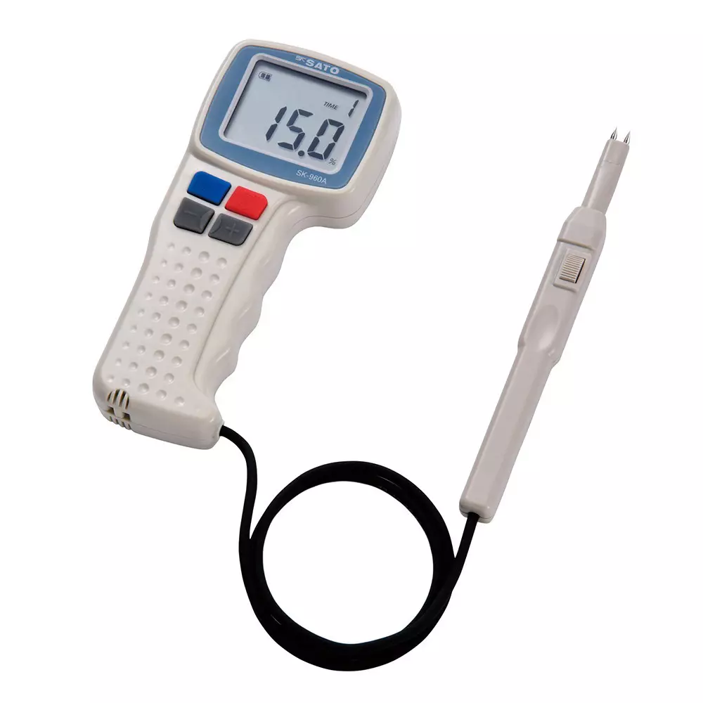 Sato Keiryoki Moisture Checker 9.1 to 40.0% Measurement Range, SK-960A TYPE2
