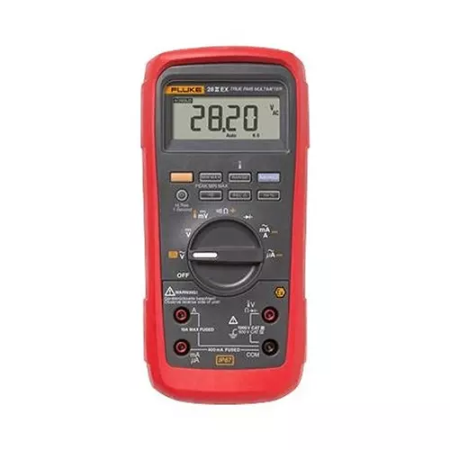 Fluke DIGITAL MULTIMETER, HH, TRMS, 10A, 1KV, FLUKE 28 II EX