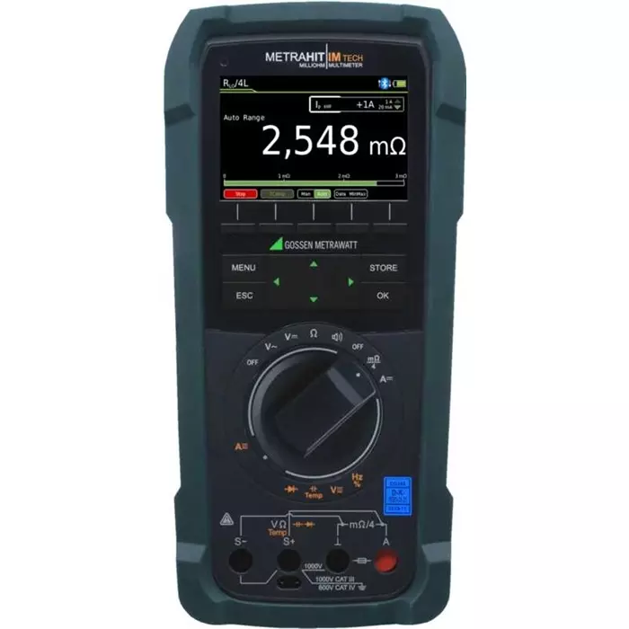 GOSSEN METRAWATT Handheld Digital Multimeter 3mA ac Max3mA dc Max1000 V AC Max, M272S