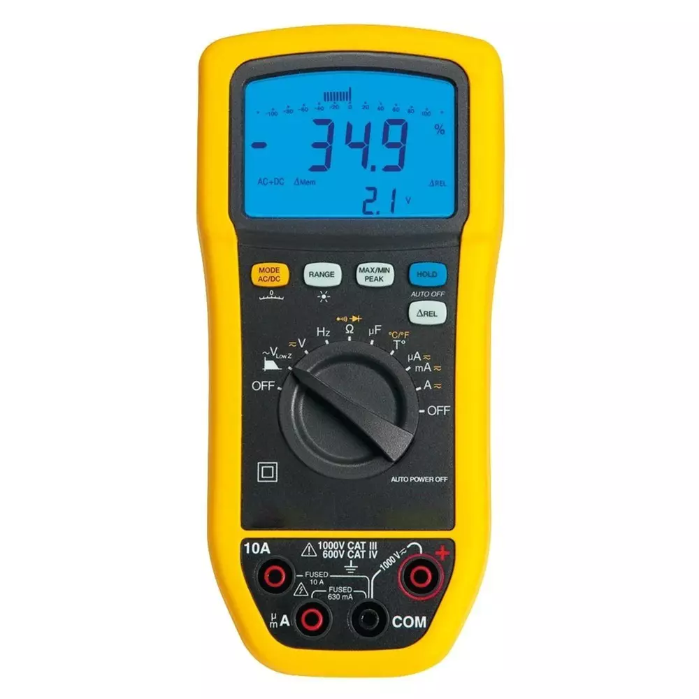 Krykard Digital Multimeter Bandwidth 10 kHz Capacitance Upto 60 mF Frequency Upto 5 kHz Rating IP54 Resistance Upto 60 MΩ, CA 5277