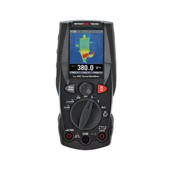 Metravi Professional Multimeter with Thermal Imager 4000 Counts 2.4 inch (60.96 mm) TFT Colour LCD display, PRO TIM-900