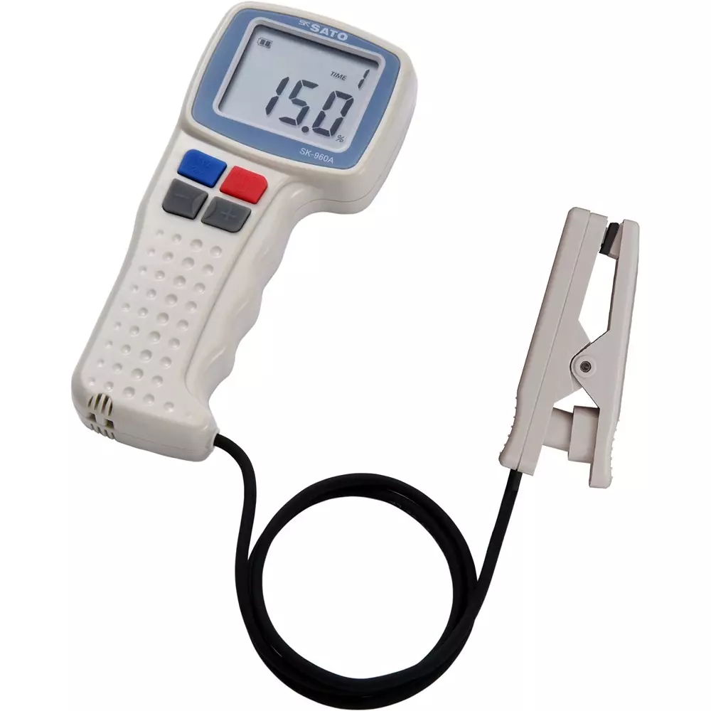 Sato Keiryoki Moisture Checker 5 Type 2 AA manganese batteries Power Supply Average value, SK-960A-5 TYPE5(1735-50)