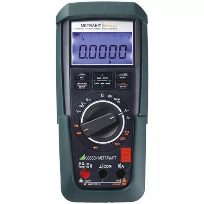 GOSSEN METRAWATT METRAHIT EU PRO Handheld Digital Multimeter True RMS 10 Amp AC Max 10 Amp DC Max 1000 V AC Max -RS, M252A