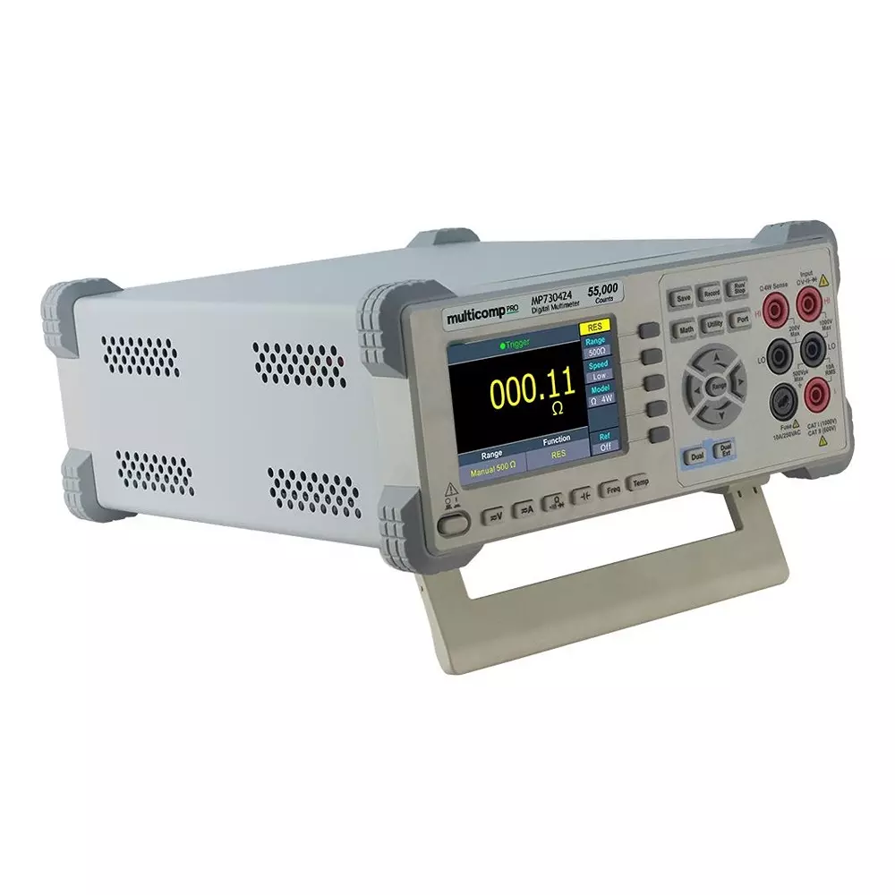 MULTICOMP PRO Digital Multimeter EU, UK Plug Type 3 Years Manufacturer Warranty 4.5 No. of Digits, MP730424 EU-UK