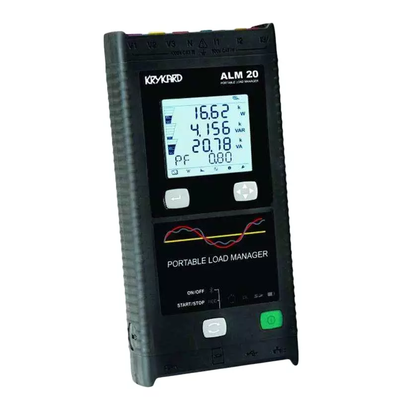 Krykard 3 Channel Power Quality Analyzer 10–1000 V (ph-N & ph-ph), ALM 20