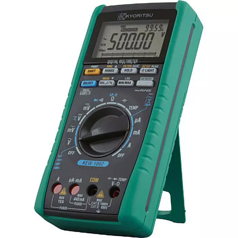 Kyoritsu Digital Multimeters AA batteries LR6 / R6 (1.5 V) x 4 Power Supply IEC 61010-1 CAT.IV 600 V, CAT.III, KEW1062