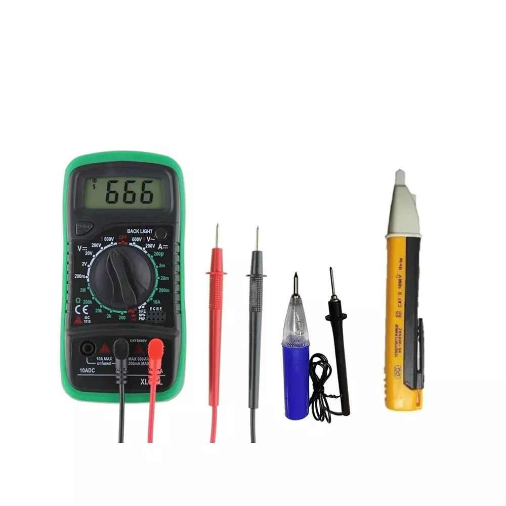 VMTRONIX Digital Multimeter Kit 3½ Digits LCD Display 600 V, 830 L (Kit of 5 Pcs)