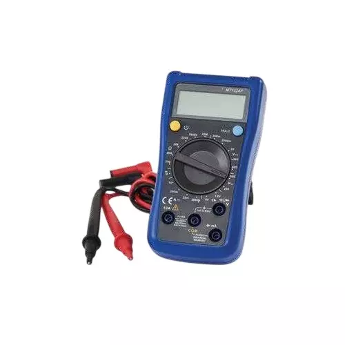 Blue-Point Digital Multimeter with Large Backlit LCD Display, 1000 V AC/DC Voltage and CE Certified, BLPMM1AP