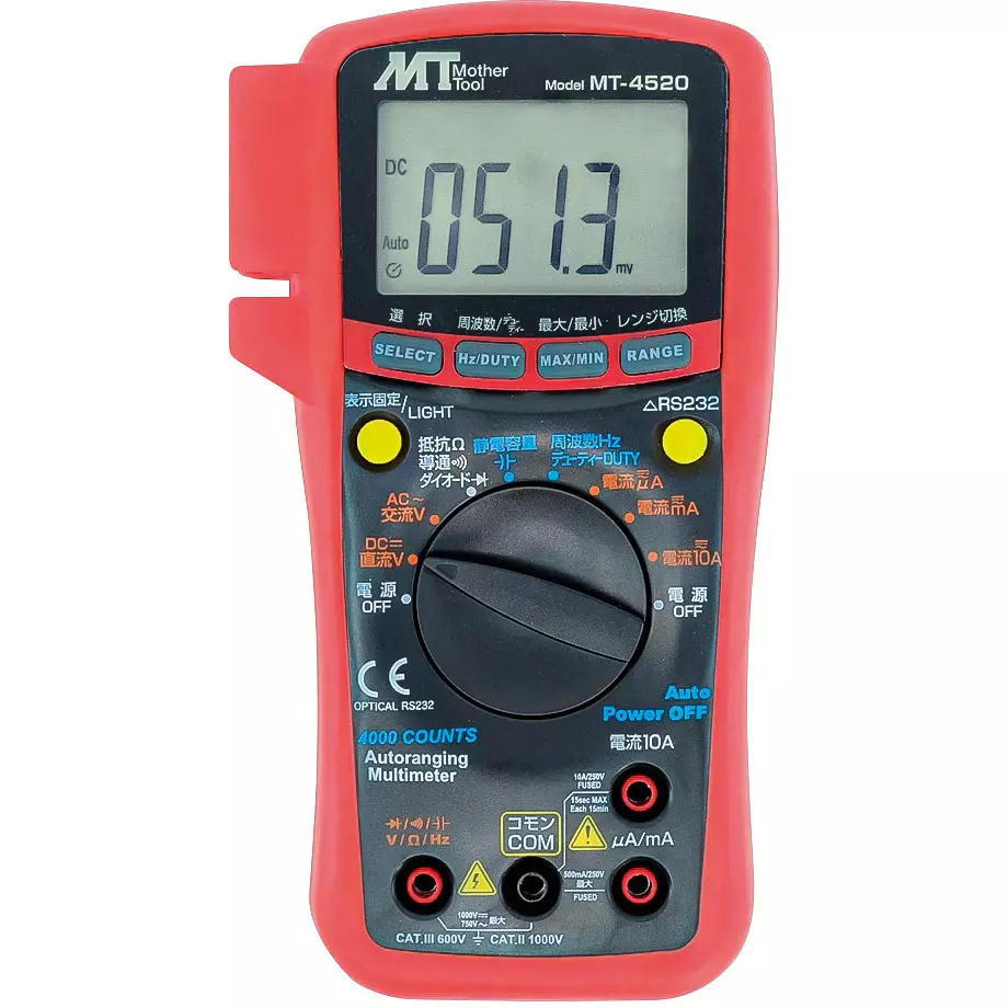 NARIKA Digital Multimeter 4000 counts Display MT-4520 Type, A05-7268