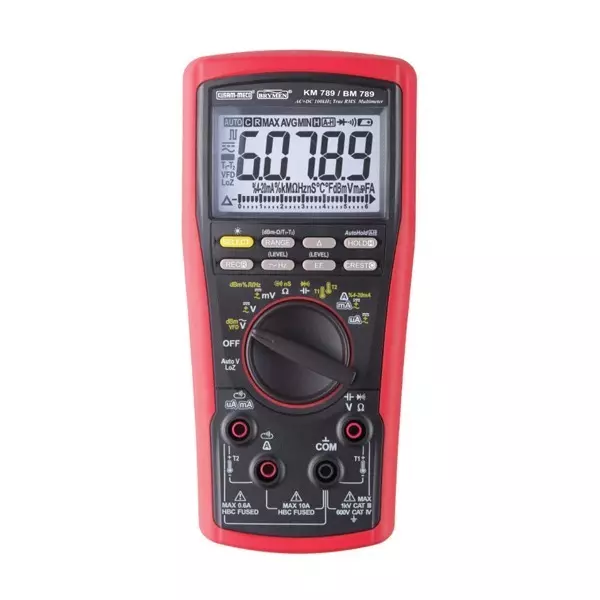 KUSAM-MECO 4-5/6 Digit AC/DC 100 kHz TRMS Multimeter, KM 789