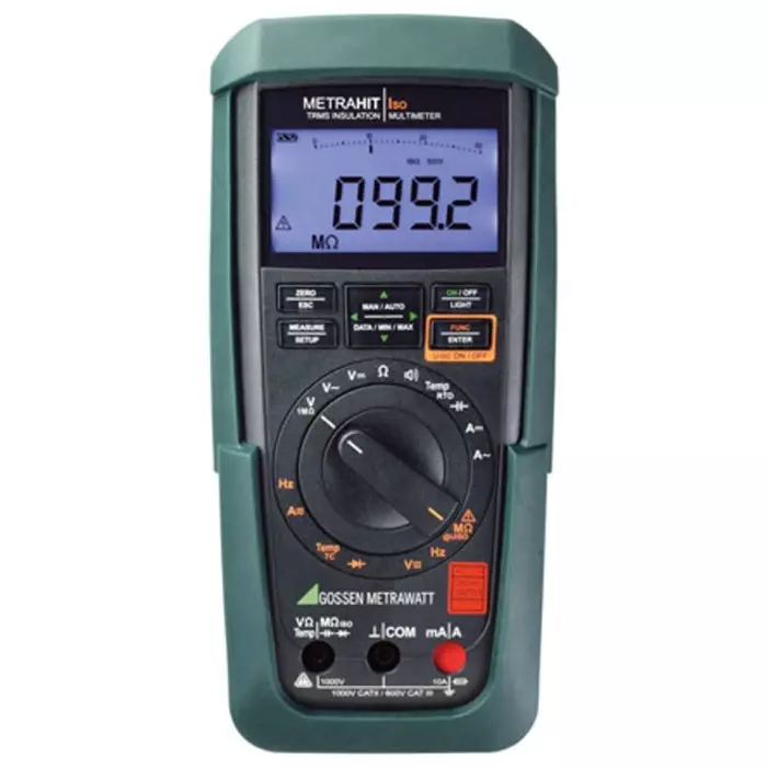 GOSSEN METRAWATT Handheld Digital Multimeter True RMS 10A ac Max10A dc Max1000 V AC Max-RS Calibrated, M246B
