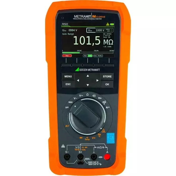 GOSSEN METRAWATT M272S Handheld Digital Multimeter 3m Amp AC Max 3m Amp DC Max 1000 V AC Max, M274S